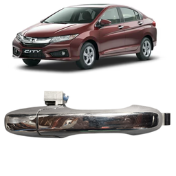 MACANETA EXTERNA DIANTEIRA DIREITA CITY 2009 A 2014 CROMADO