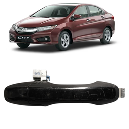 MACANETA EXTERNA DIANTEIRA DIREITA CITY 2009 A 2014 PRETO