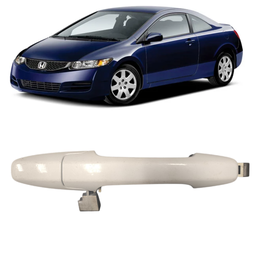 MACANETA EXTERNA TRASEIRA ESQUERDA CIVIC 2007 A 2011 BRANCO