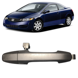 Macaneta Externa Traseira Direita Civic 2007 a 2011 Cinza