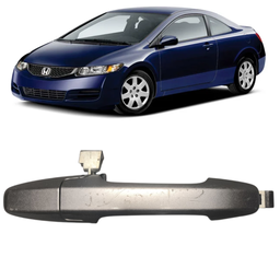 Macaneta Externa Traseira Direita Civic 2007 a 2011 Chumbo
