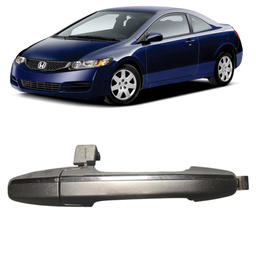 Macaneta Externa Diant. Dir. Civic 07 a 2011 Chumbo/Cromado