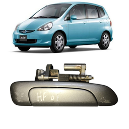 Macaneta Externa Traseira Direita Fit 2003 a 2008 Cinza