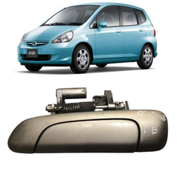 Macaneta Externa Traseira Esquerda Fit 2003 a 2008 Dourado