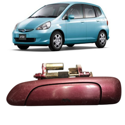 Macaneta Externa Traseira Esquerda Fit 2003 a 2008 Vinho