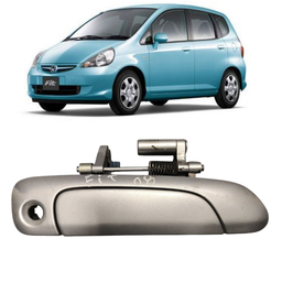 MACANETA EXTERNA DIANT DIREITA FIT 2003 A 2008 PRATA S/MIOLO