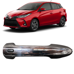 MACANETA EXTERNA MOTORISTA + SENSOR YARIS 2019 A 24 CROMADO