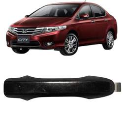 MACANETA EXTERNA PORTA DIREITA CITY 2009 A 2014 PRETO