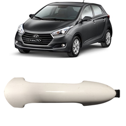 MACANETA EXTERNA PORTA DIANT TRAS HB20 2012 A 2019 BRANCO