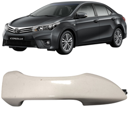 MACANETA EXTERNA PORTA ESQUERDA COROLLA 2015 A 2019 BRANCO
