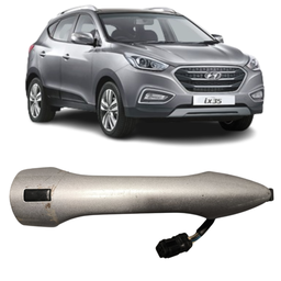 Macaneta Externa Motorista + Sensor Ix35 2010 a 2022 Prata