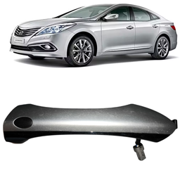 Macaneta Externa Motorista + Sensor Azera 2012 a 2017 Prata