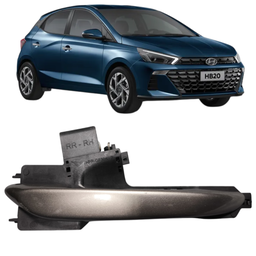 Macaneta Externa Traseira Direita HB20 2020 a 2024 Cinza