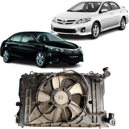 Kit Radiador Completo Corolla 2009 a 2019 Aut C/ Detalhe
