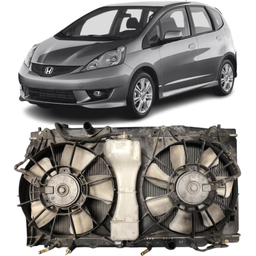 Kit Radiador Fit 2009 2010 a 2014 Automatico S/ Condensador