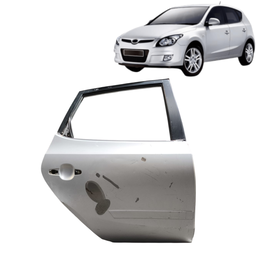 PORTA TRASEIRA DIREITA I30 2009 2010 A 2012 PRATA RECUPERADO