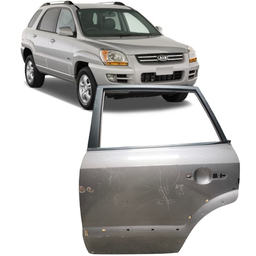 PORTA TRASEIRA ESQUERDA TUCSON 2005 A 2017 CINZA RECUPERADO
