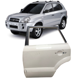 Porta Traseira Esquerda Tucson 2005 2006 a 2016 2017 Branco