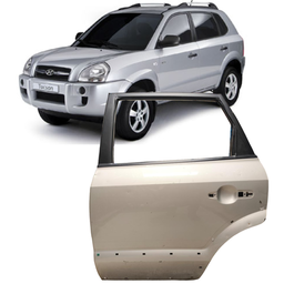 PORTA TRASEIRA ESQUERDA TUCSON 2005 2006 A 2016 2017 PRATA