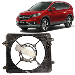 DEFLETOR RADIADOR CRV 2012 2013 A 2017 ESQUERDO C/ DETALHE
