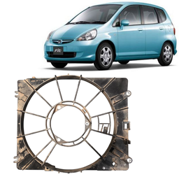 Defletor Radiador Fit 2003 2004 2005 2006 2007 2008