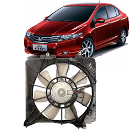 Defletor Radiador Com Ventoinha City 2009 a 2014 Esquerdo