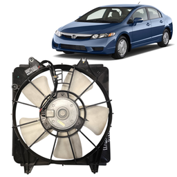 DEFLETOR COM VENTOINHA CIVIC 2007 A 2011 DIREITO C/ DETALHE