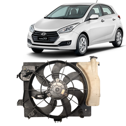 Defletor Radiador Com Ventoinha HB20 2013 a 2019 C/ Detalhe