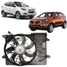 Defletor Radiador Com Ventoinha Ix35 Sportage 2010 a 2022