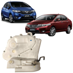 Fechadura Traseira Esquerda Fit City 2009 a 2014 7 Pinos