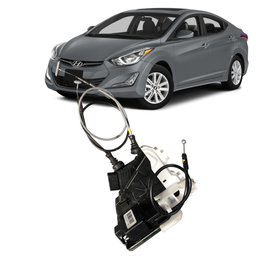 Fechadura Traseira Esquerda Elantra 2012 2013 a 2016 4 Pinos