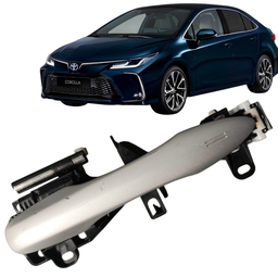 Macaneta Externa Dianteira Direita Corolla 2020 a 2025 Prata