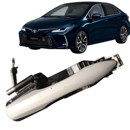 Macaneta Externa Traseira Direita Corolla 2020 a 2025 Prata