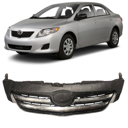 Grade Radiador C/Friso Cromado Corolla 2009 a 2011 C/Detalhe