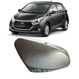 Capa Retrovisor Direito HB20 2013 a 2019 C/ Pisca Cinza 