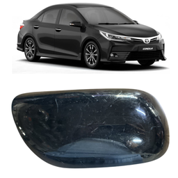 Capa Retrovisor Direito Corolla 2009 a 2014 S/ Pisca Preto 