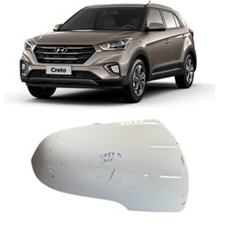 Capa Retrovisor Direito Creta 2017 a 2021 Branco 