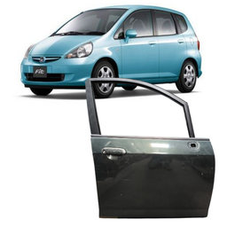 Porta Dianteira Direita Fit 2003 a 2008 Verde C/ Detalhe