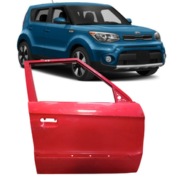 Porta Dianteira Direita Soul 2010 2011 a 2013 2014 Vermelho