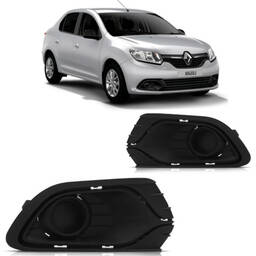 GRADE MOLDURA PARA CHOQUE ESQUERDO S/ MILHA LOGAN 14/2020