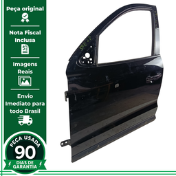 PORTA DIANTEIRA ESQUERDA HYUNDAI SANTA FE 2007 A 2010 C/FURO