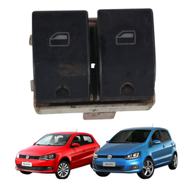 Botão Duplo Vidro Elétrico Dianteiro Vw Gol Fox 2009 A 2023
