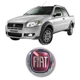 Maçaneta símbolo tampa traseira Fiat Strada 2010 2013 