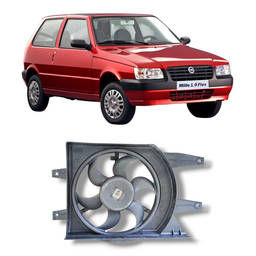 DEFLETOR VENTOINHA RADIADOR FIAT UNO 2001 2011 ORIGINAL