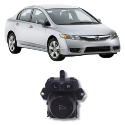 BOTÃO COMANDO RETROVISOR HONDA CIVIC 2007 2011 ORIGINAL