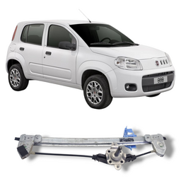 Máquina de Vidro Porta Traseira Esquerd Uno 2010 2021 Manual