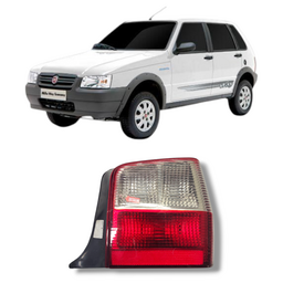 Lanterna Traseira Direita Uno Flex 2004 a 2013 Cristal
