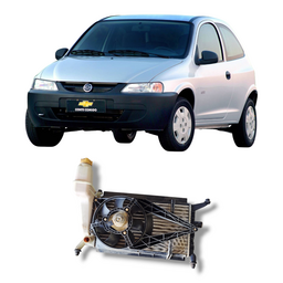 Radiador água ventoinha GM Celta 2001 2006 original