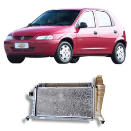 Radiador água ventoinha GM Celta 2001 2006 original