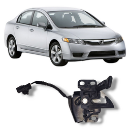 Fechadura Capo Dianteiro Civic 2007 2008 a 2011 C/ Sensor